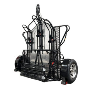 Trinity MT3 Motorcycle Trailer Stand, Store or Roll Ride-Up 3-Rail
